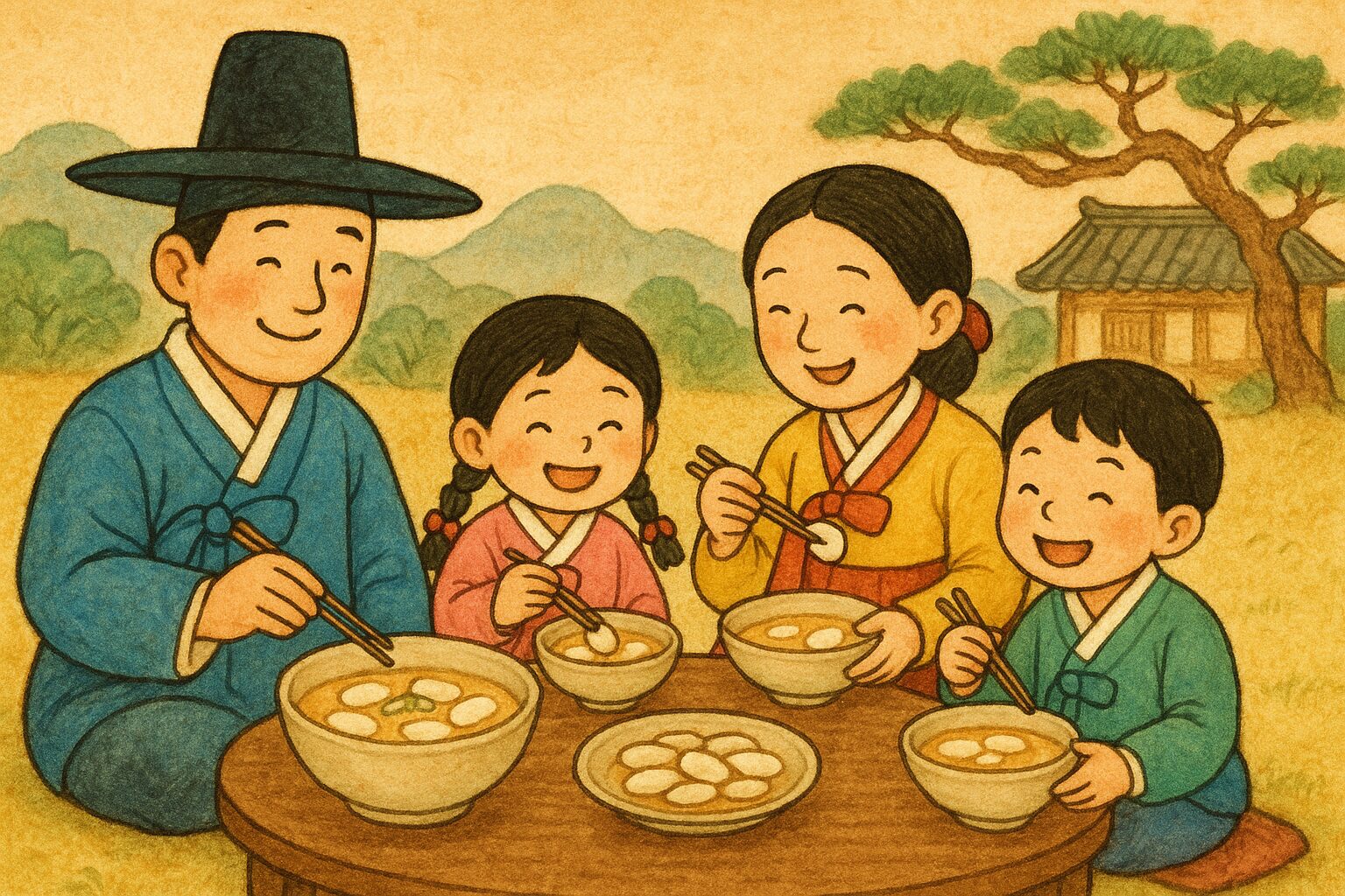トック(떡국)は韓国のお正月料理🙏✨🎉！